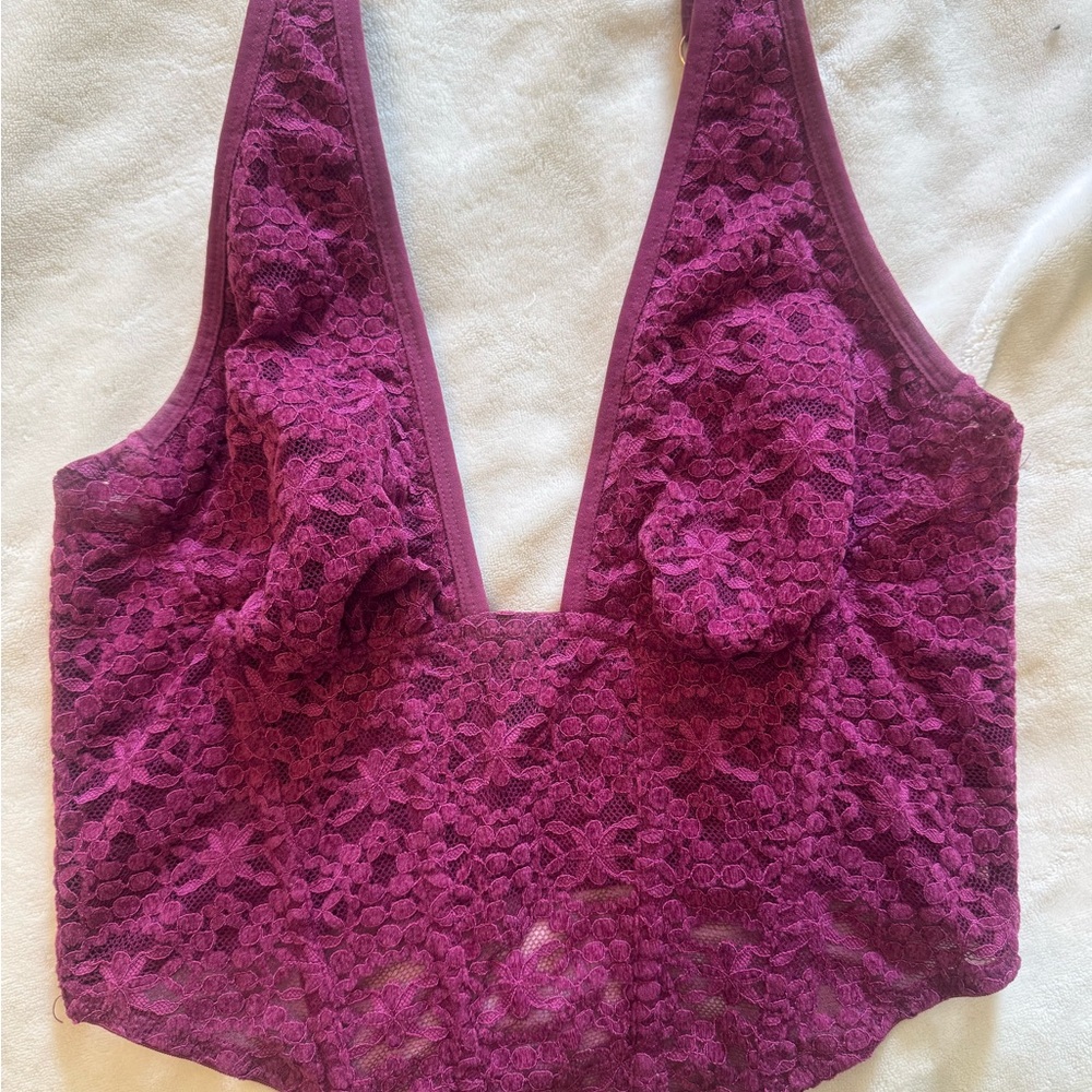 Lace Bralette in Purple